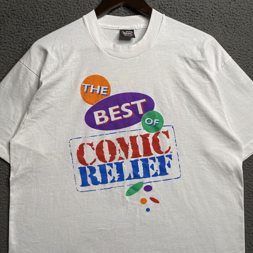 Vintage 90s Comedy T-shirt Mens XL Jim Carrey Robin Williams USA Made